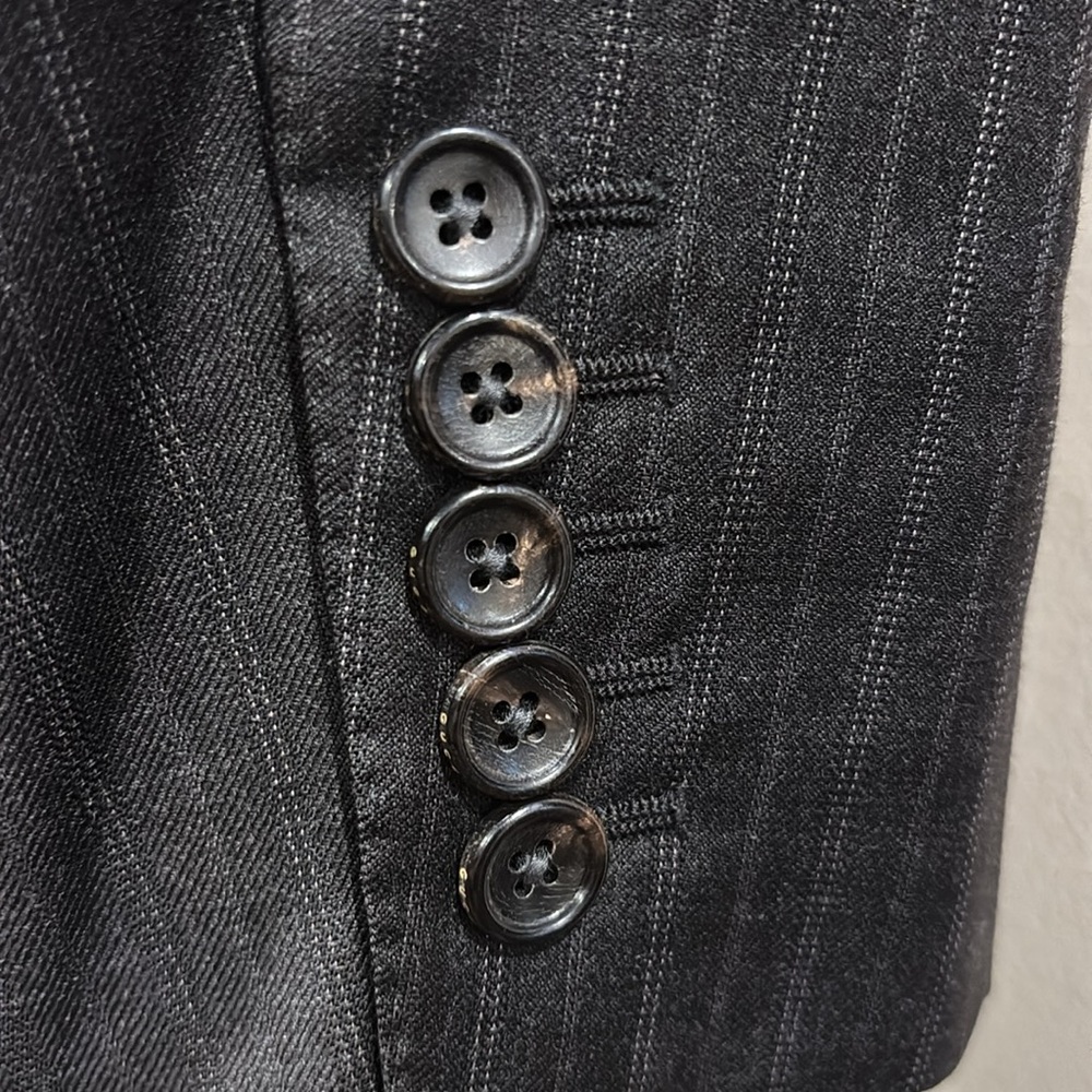 Gucci Charcoal Pinstripe Blazer - Picture 4 of 9